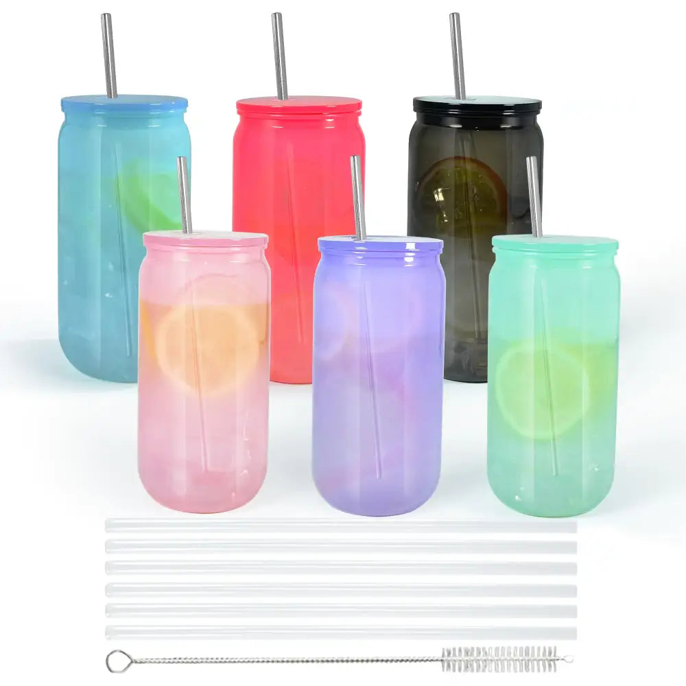 16oz Plastic Acrylic Mason Jars 6-Pack - Jelly