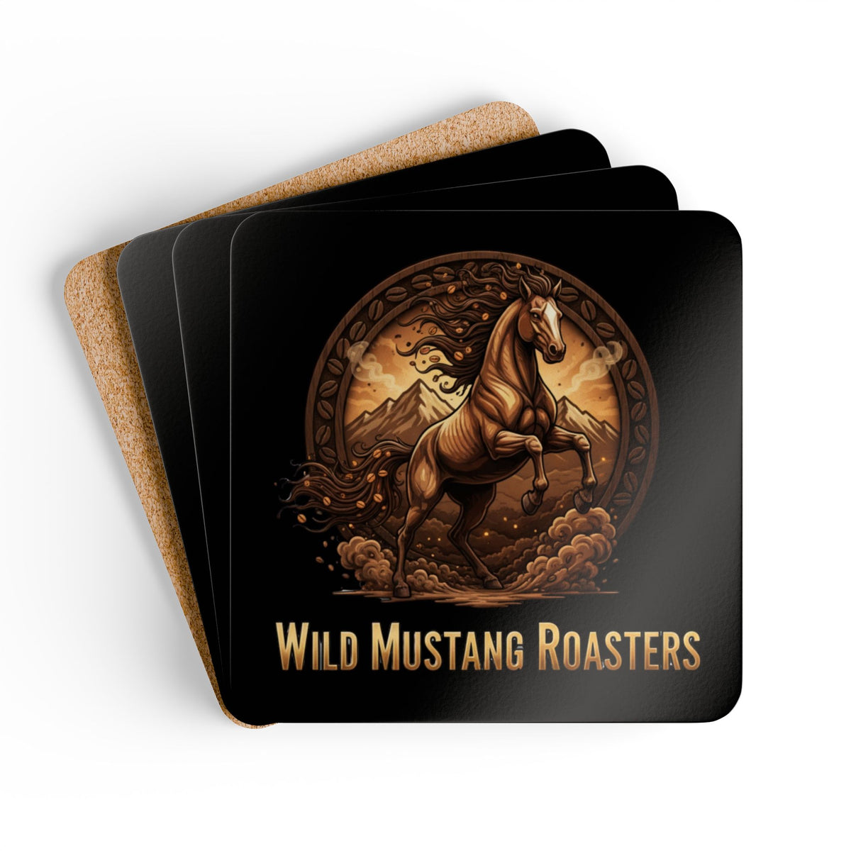 Wild Mustang Coasters (4-Pack)