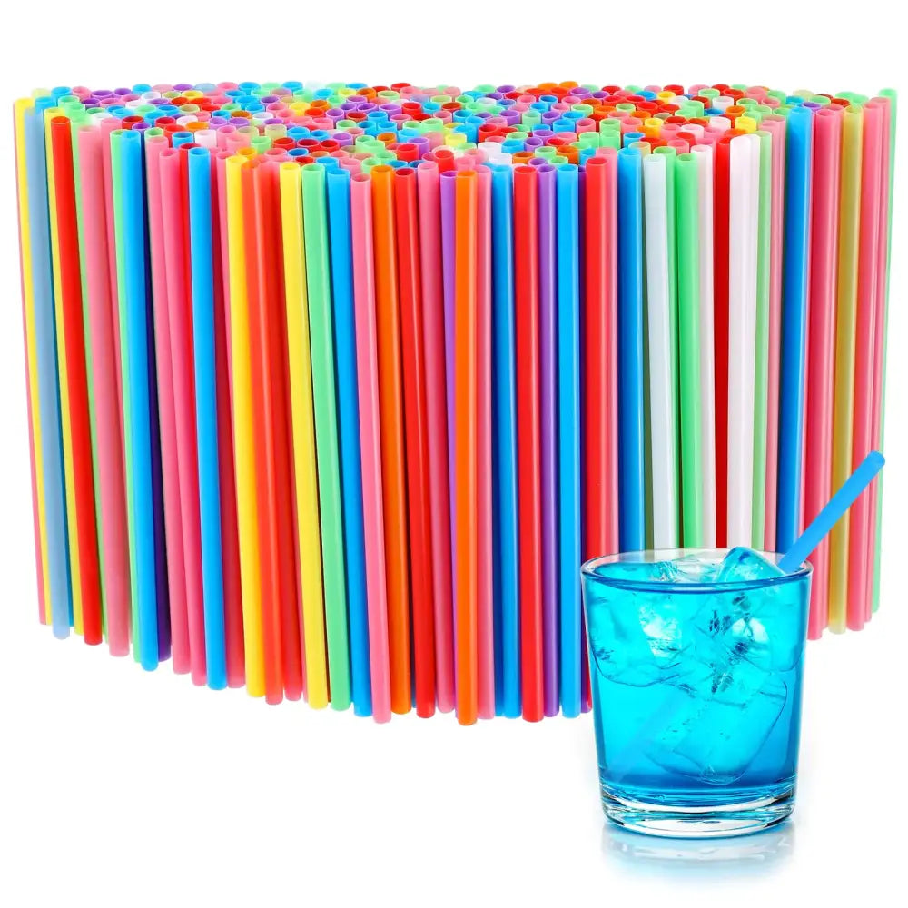 500 PCS - 5 Inch Disposable Straws - n/a