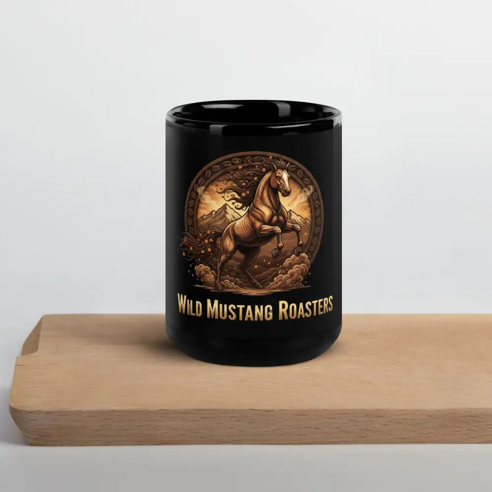 Black Glossy Mug - 15 oz