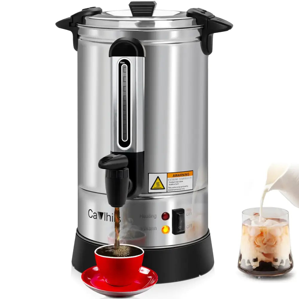 Coffee Urn 50 Cup 8L Large Maker - Single