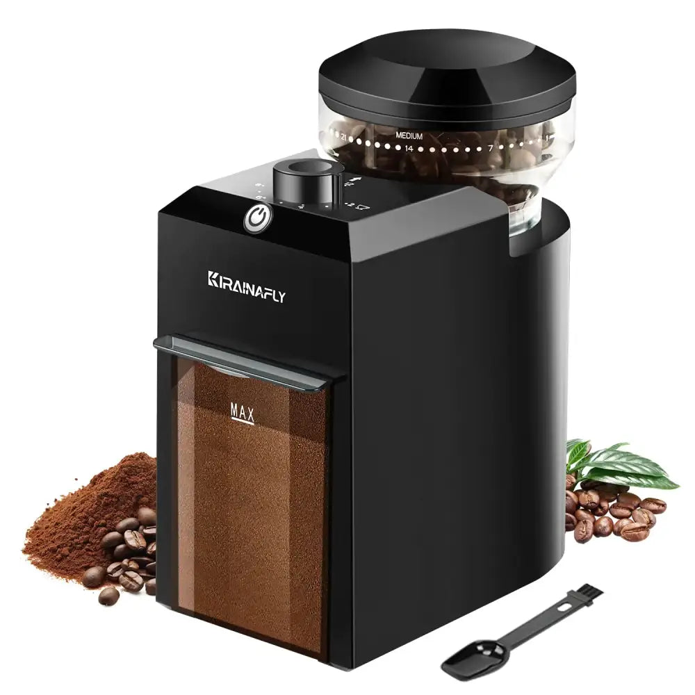 Electric Burr Coffee Grinder - Black