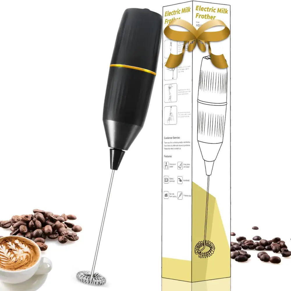 Handheld Milk Frother - Black / 1 / Small