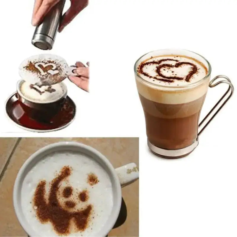 Latte Lover’s Coffee Design Topper Tool In 2 Packs - Pack of featuring 32 in each.