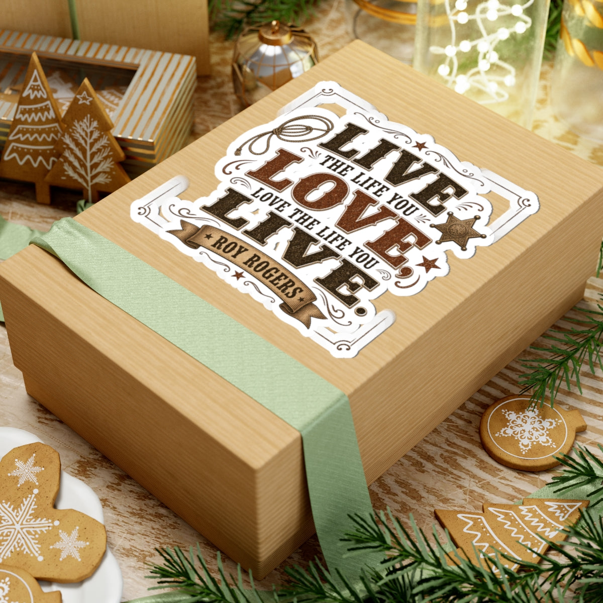 Live the Life You Love Vinyl Sticker