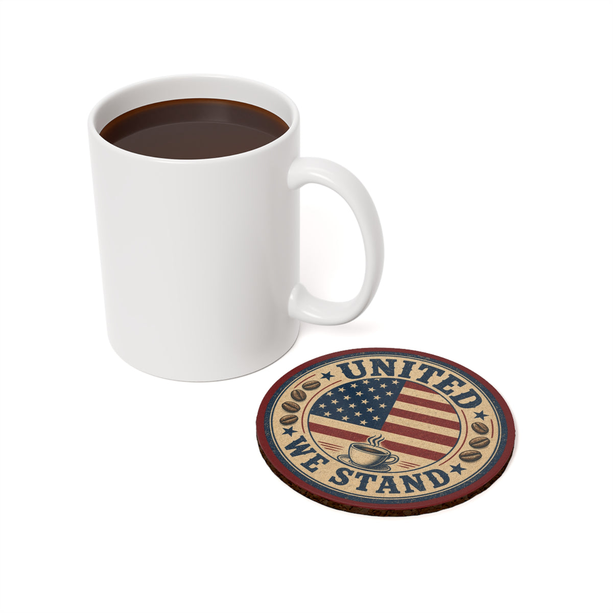 Americana Flag Coffee Coaster