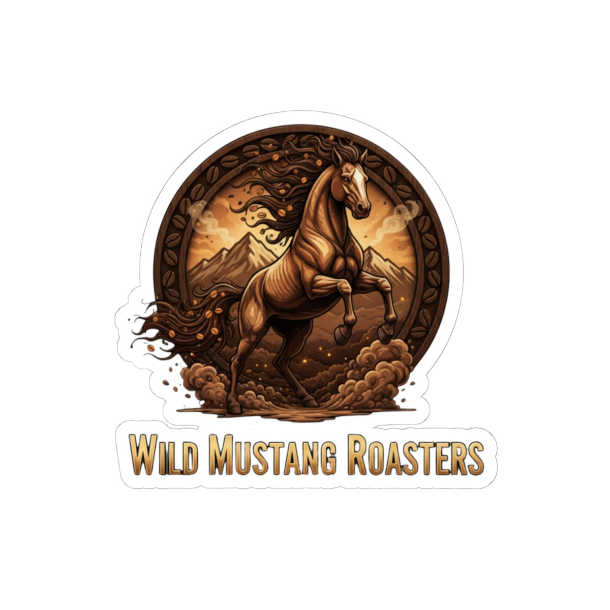 Wild Mustang Sticker