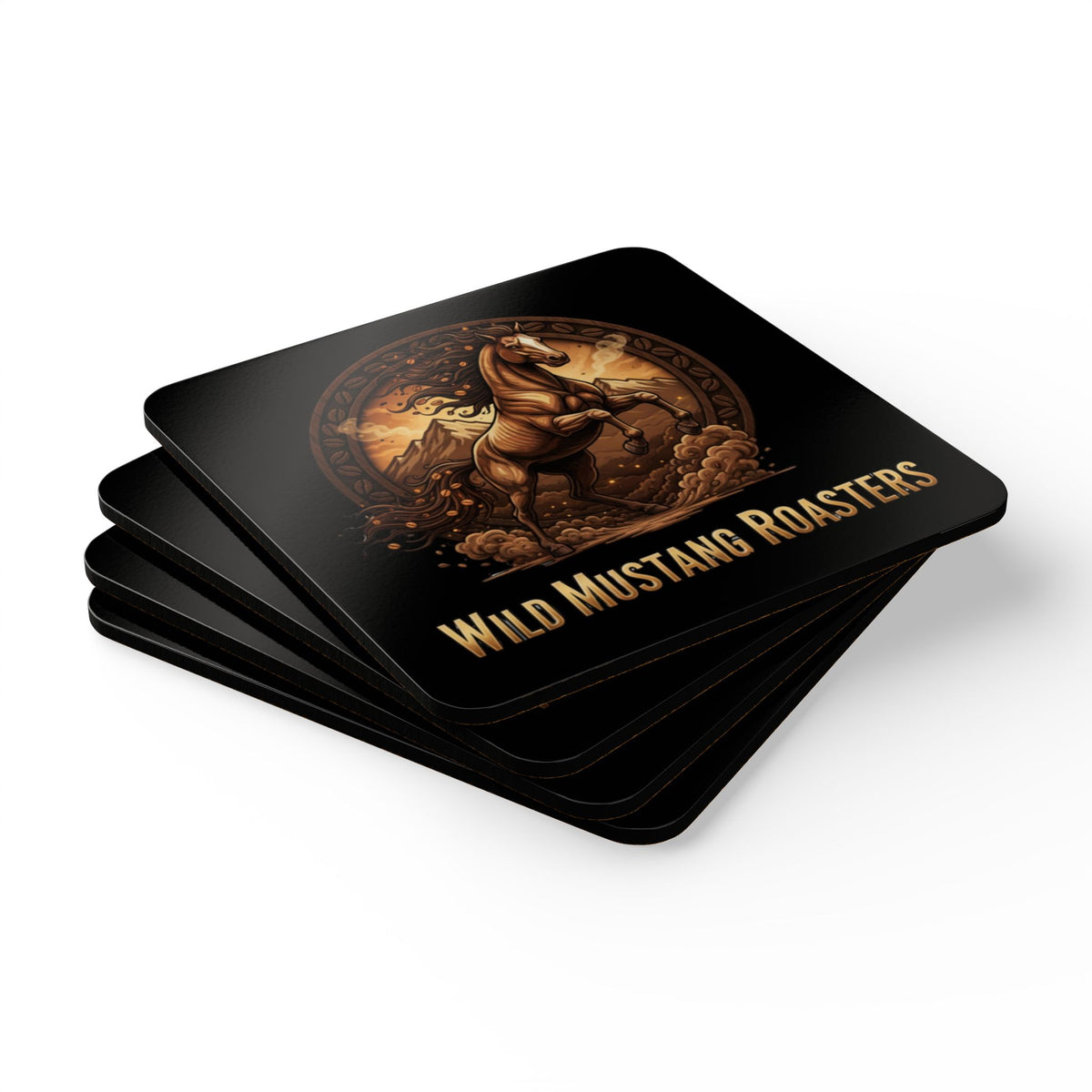 Wild Mustang Coasters (4-Pack)