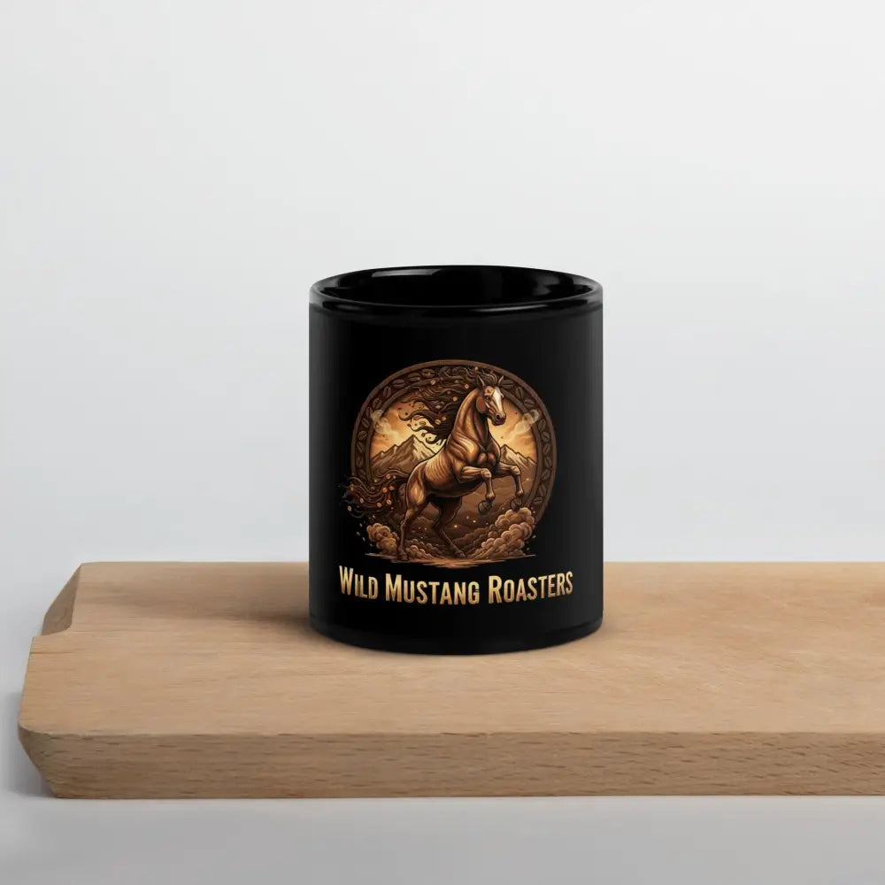 Black Glossy Mug - 11 oz