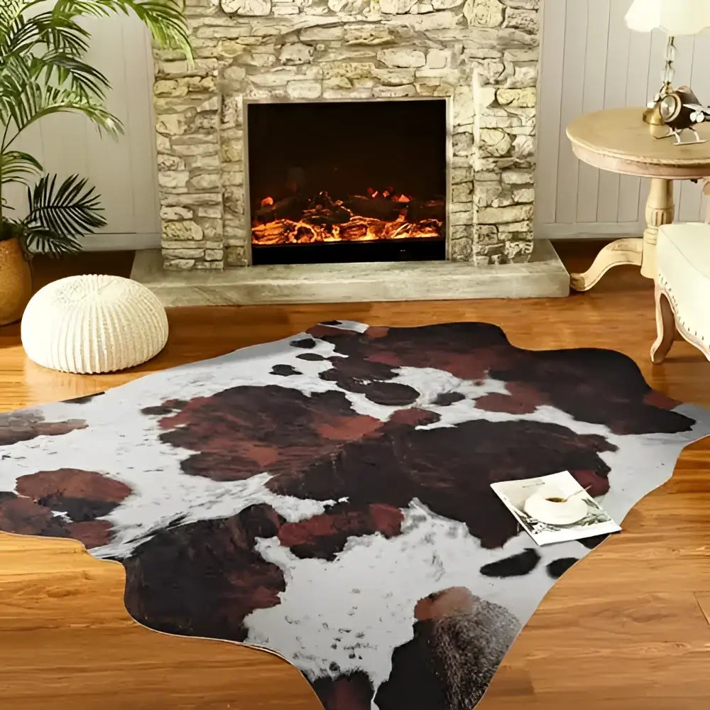 Cowhide Cow Print Western Rug - Triple / 5.2x6.2ft