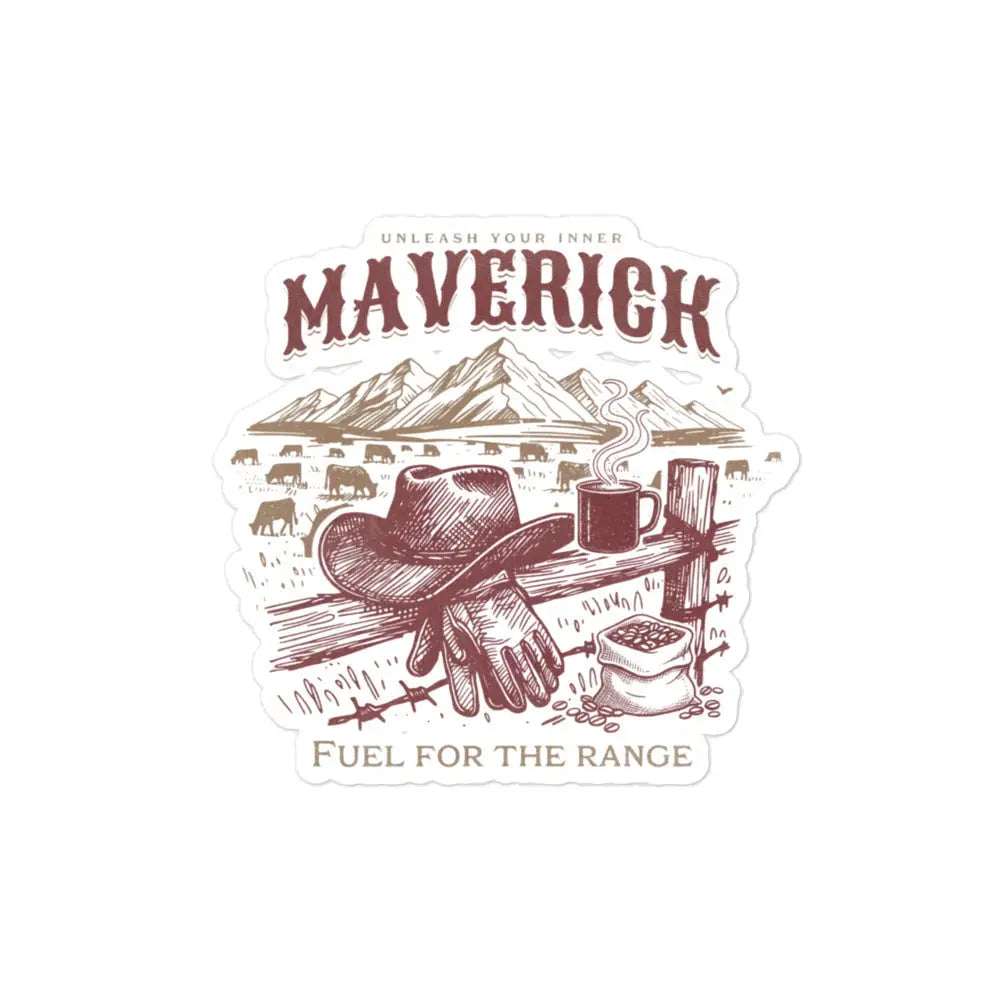 Maverick Sticker - 4″×4″