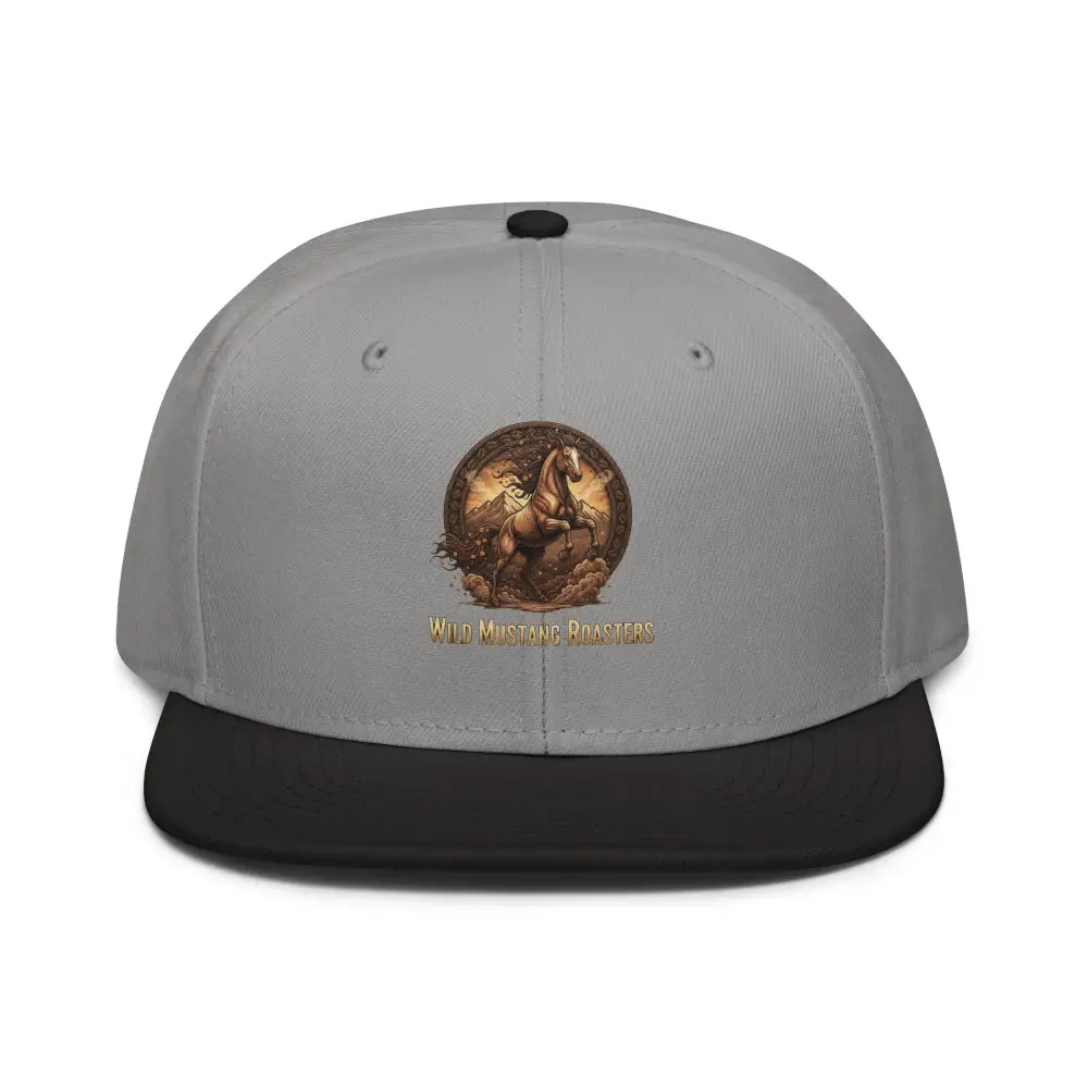 Snapback Hat - Black / Gray