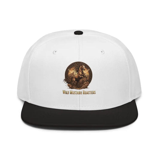 Snapback Hat - Black / White