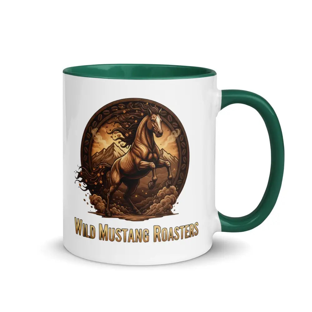 Splash of Color Mug - Dark green
