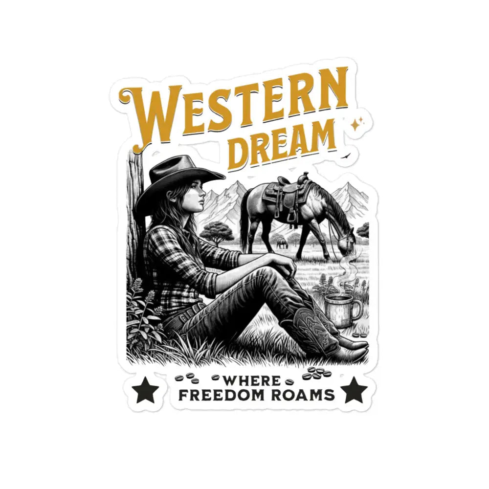 Western Dream Sticker - 5.5″×5.5″