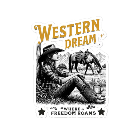 Western Dream Sticker - 5.5″×5.5″