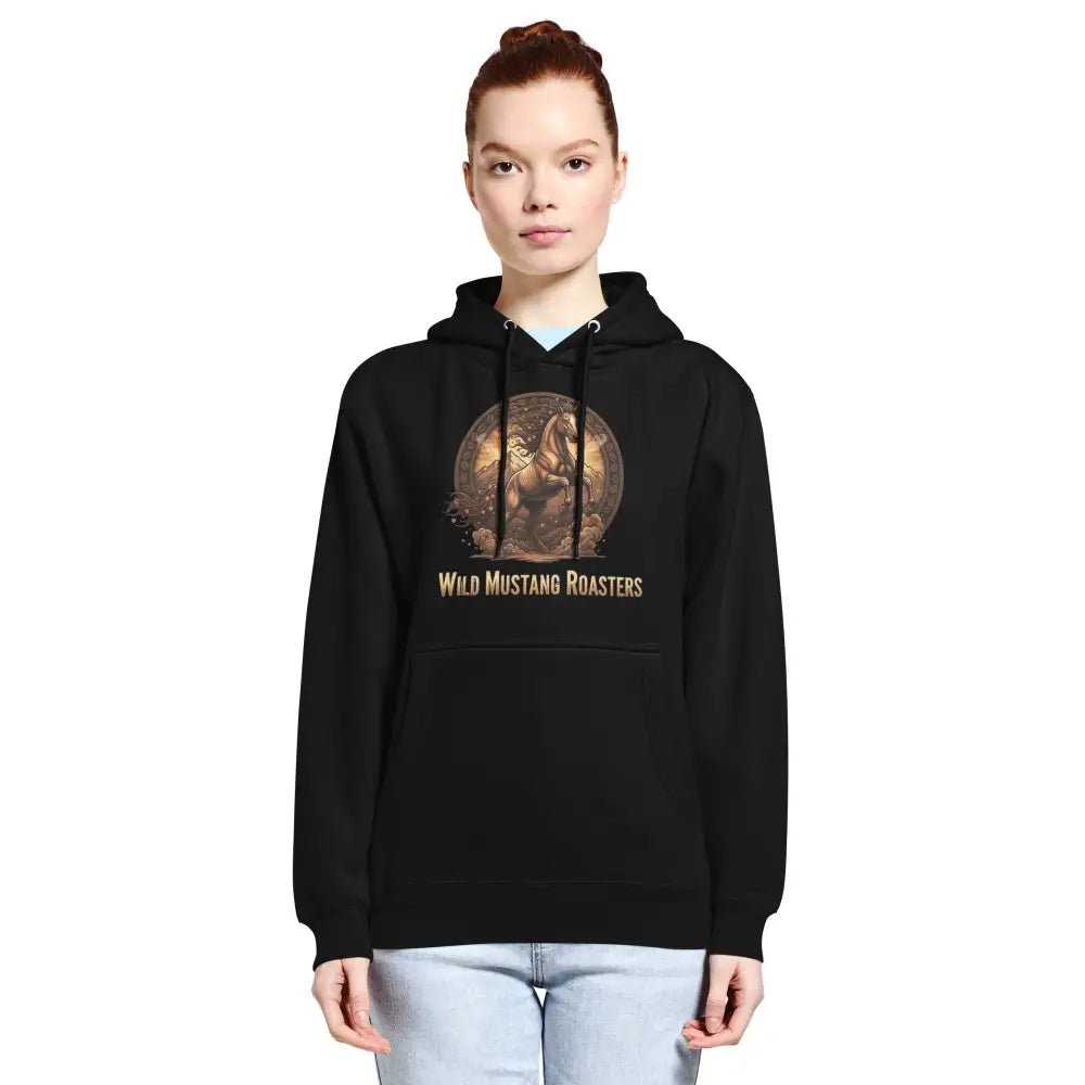 Wild Mustang Roasters Hoodie - Black / S