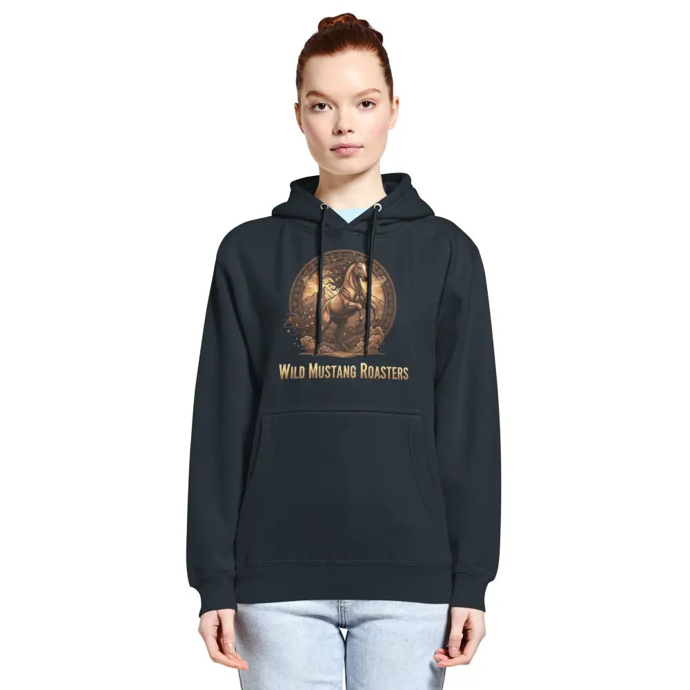 Wild Mustang Roasters Hoodie - Navy / S