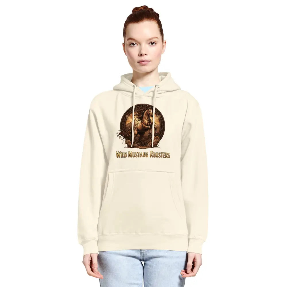 Wild Mustang Roasters Hoodie - Sandshell / S