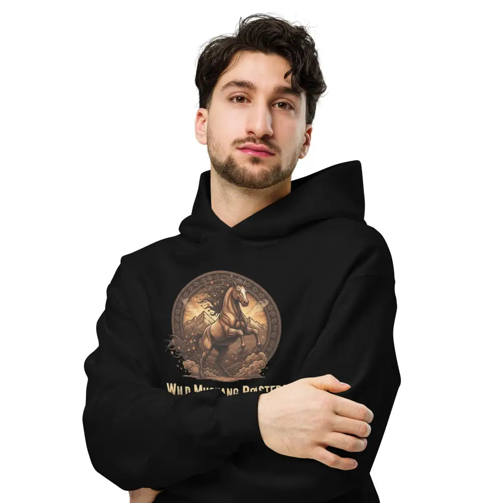 Wild Mustang Roasters Oversized Hoodie