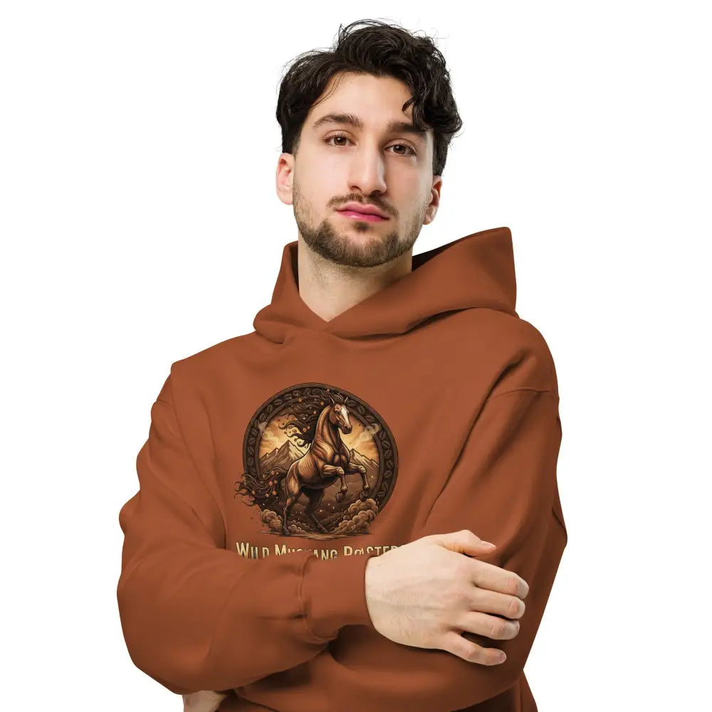 Wild Mustang Roasters Oversized Hoodie