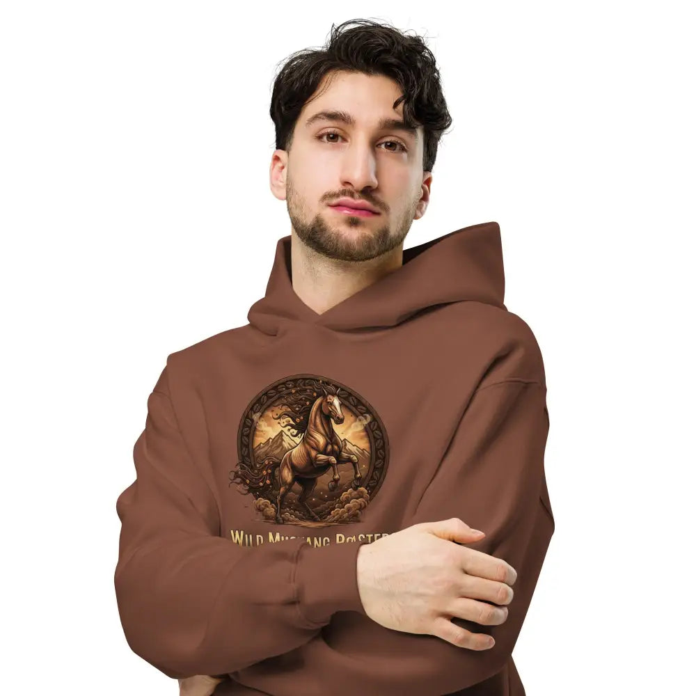 Wild Mustang Roasters Oversized Hoodie