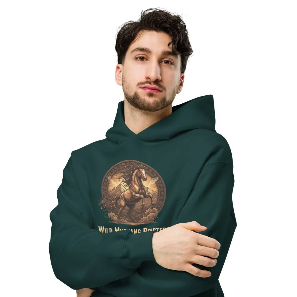 Wild Mustang Roasters Oversized Hoodie