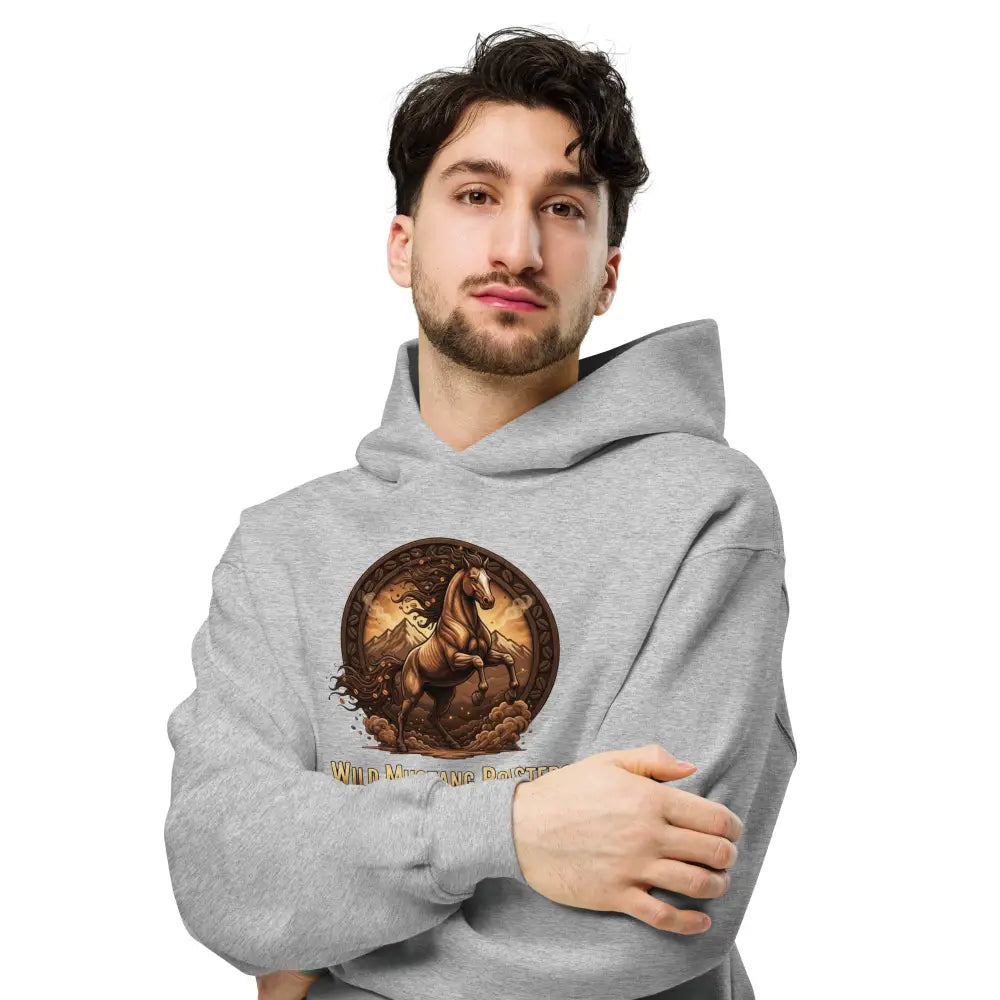 Wild Mustang Roasters Oversized Hoodie
