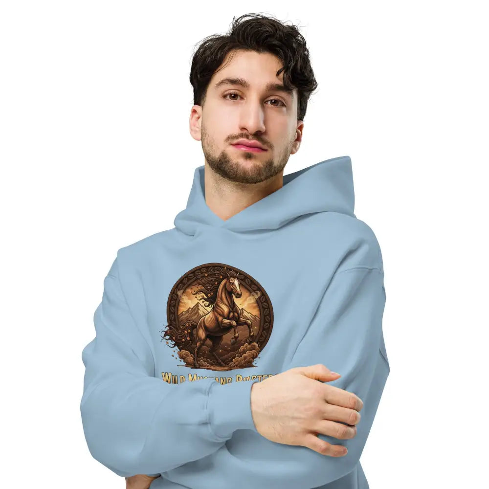 Wild Mustang Roasters Oversized Hoodie