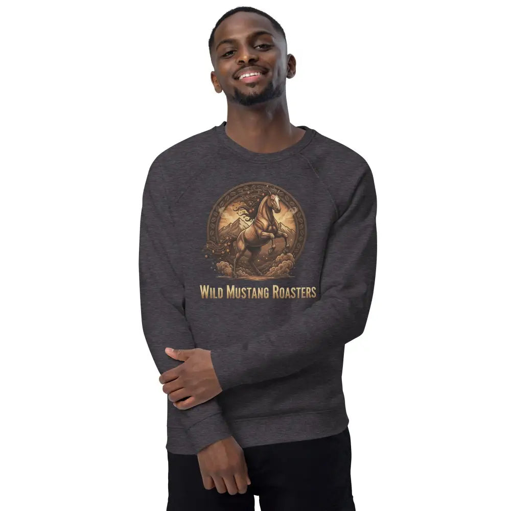 Wild Mustang Roasters Sweatshirt - Charcoal Melange / XS