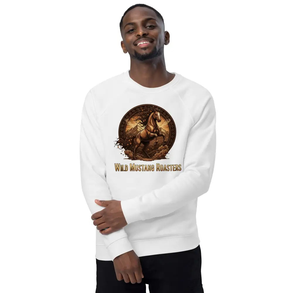 Wild Mustang Roasters Sweatshirt - White / XS