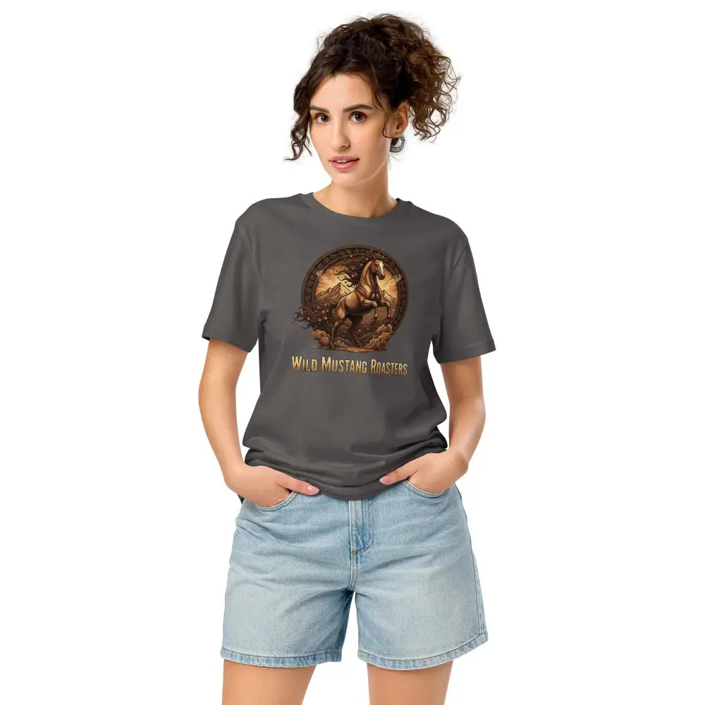 Wild Mustang Roasters T-Shirt - Anthracite / S