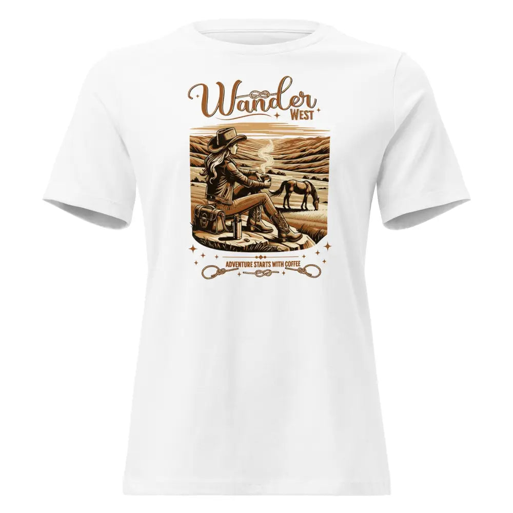 Women’s Wander West T-Shirt - White / S